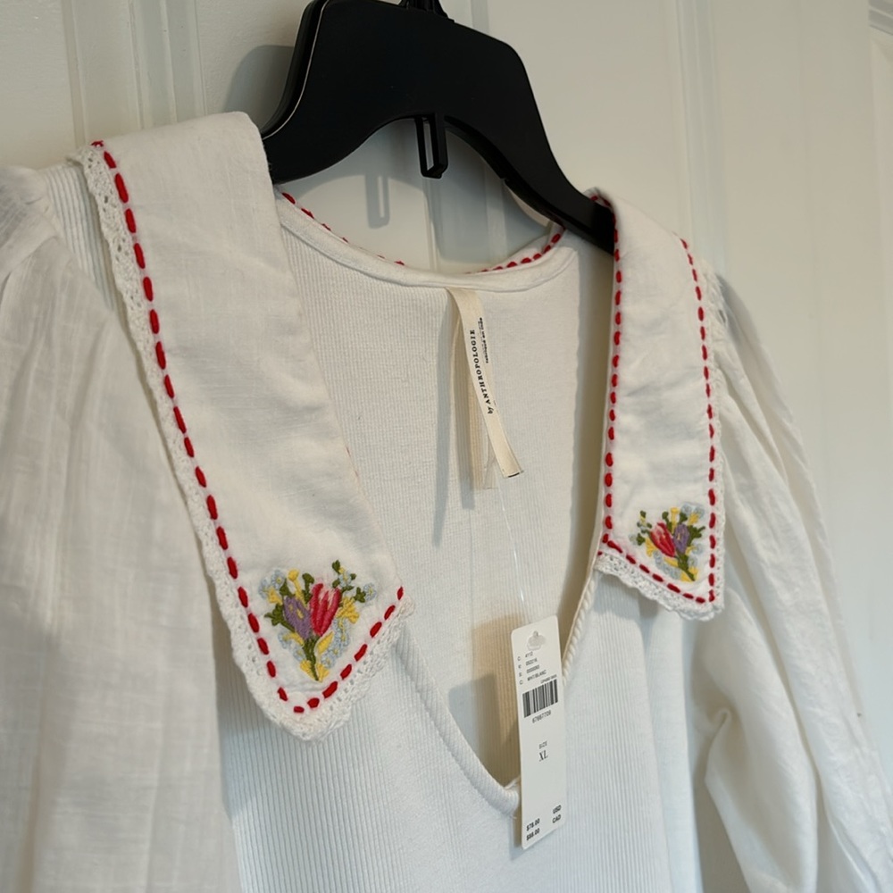 Anthropology Peasant Top - Picture 4 of 7